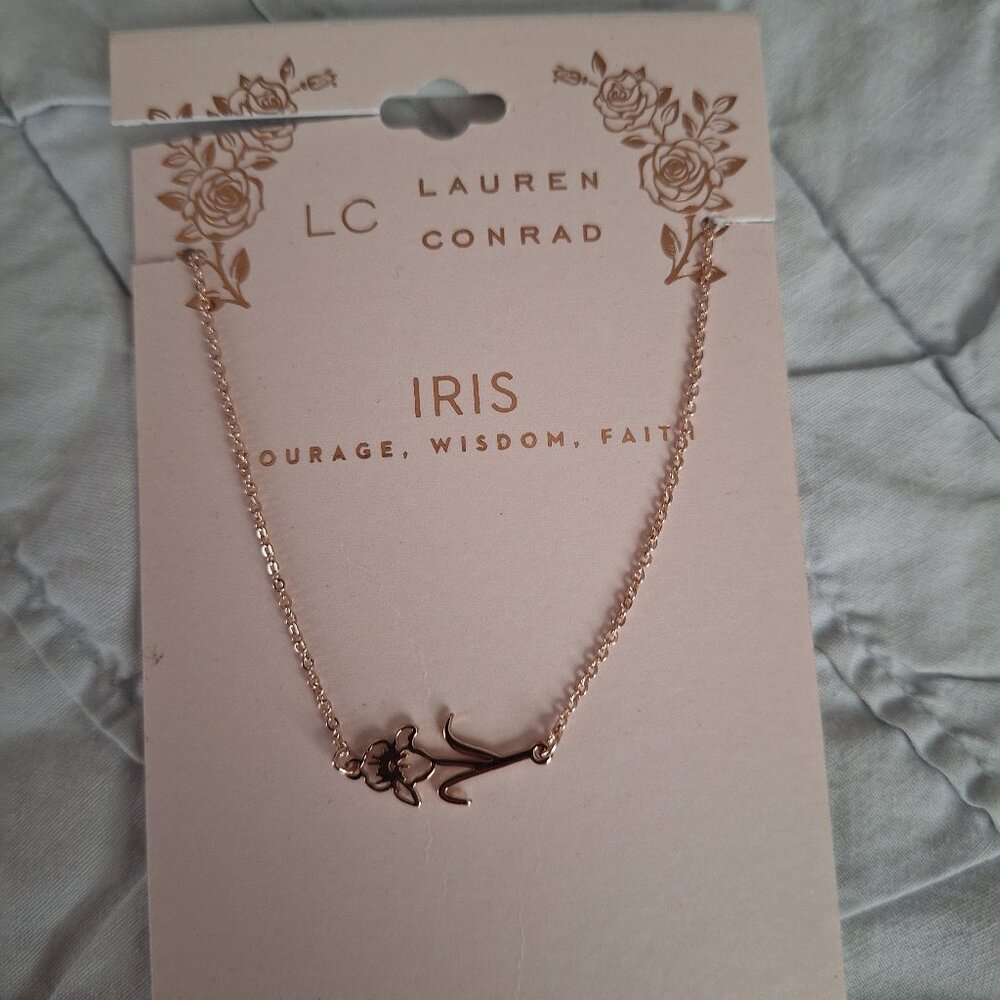 NWT Lauren Conrad Iris necklace